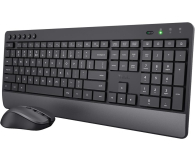 TRUST Zestaw klawiatura i mysz bezprzewodowa Trezo Eco US 24529 - 1123432 - zdjęcie 2